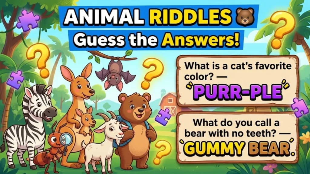 Animal Riddles That Are Easy And Fun
