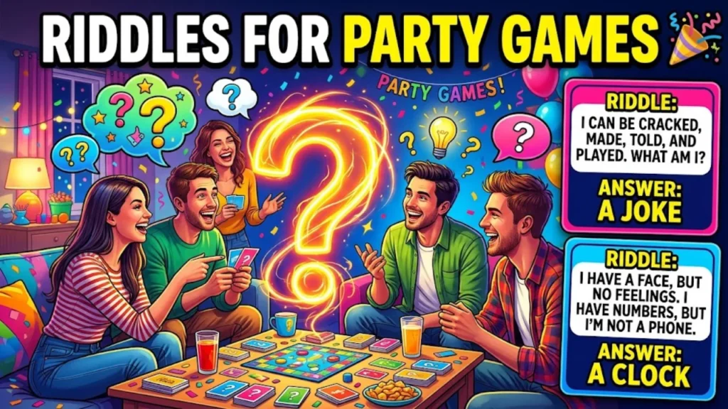 Best Funny Riddles for 21 Questions & Party Games