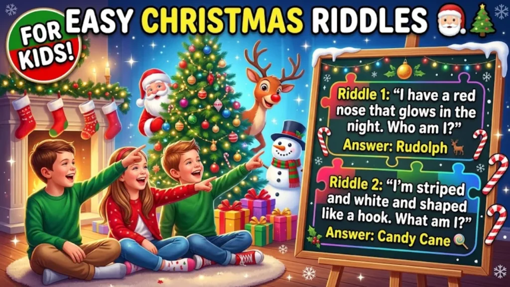 Easy Christmas Riddles With Answers for Kids