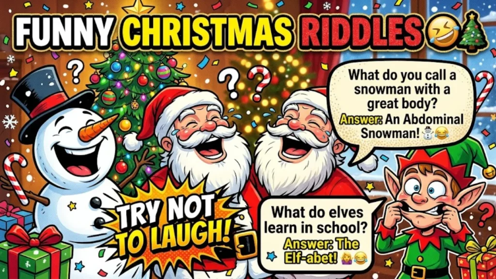 Funny Christmas Riddles With Answers to Make Everyone Laugh