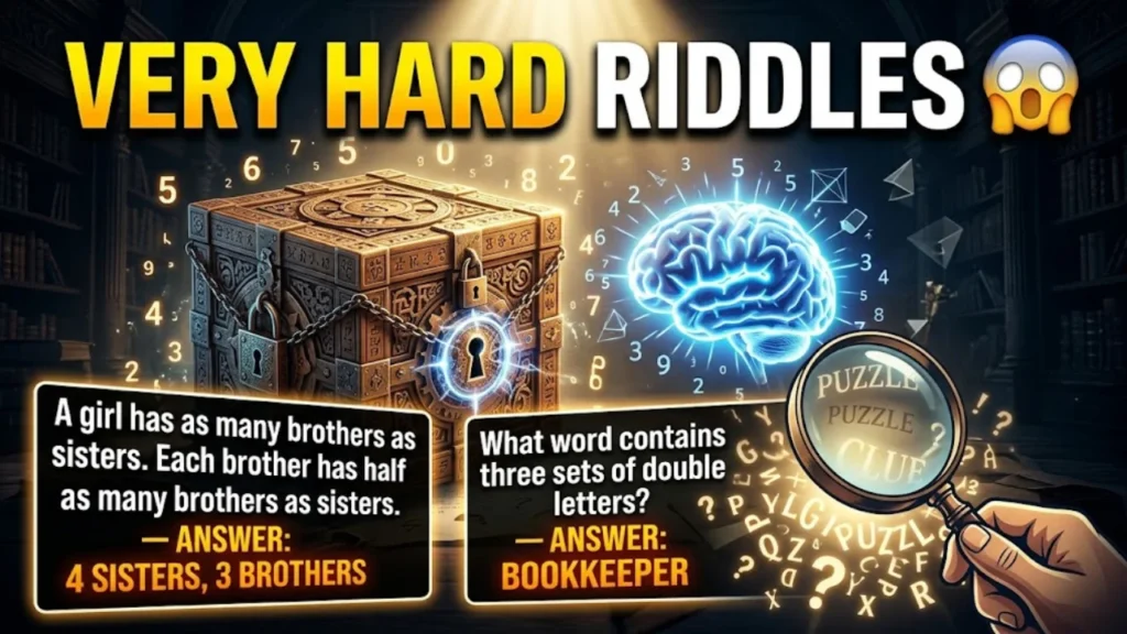 Very Hard Riddles for Genuine Puzzle Lovers (71–110)