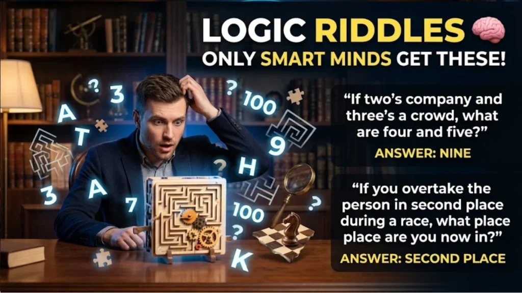 100 Clever Riddles for Adults (Hard & Mind-Bending)