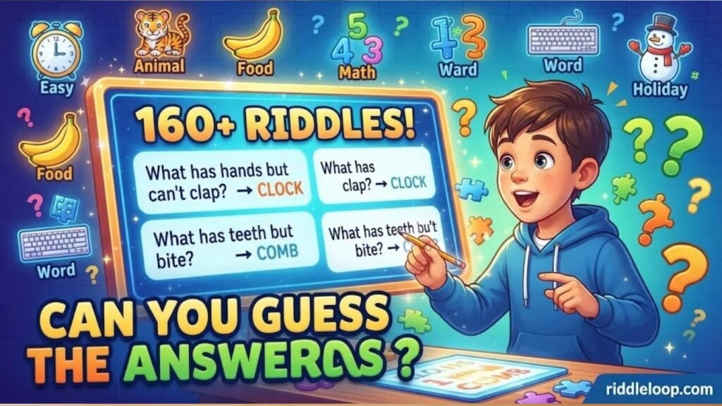 160+ Riddles for 8-Year-Olds With Answers