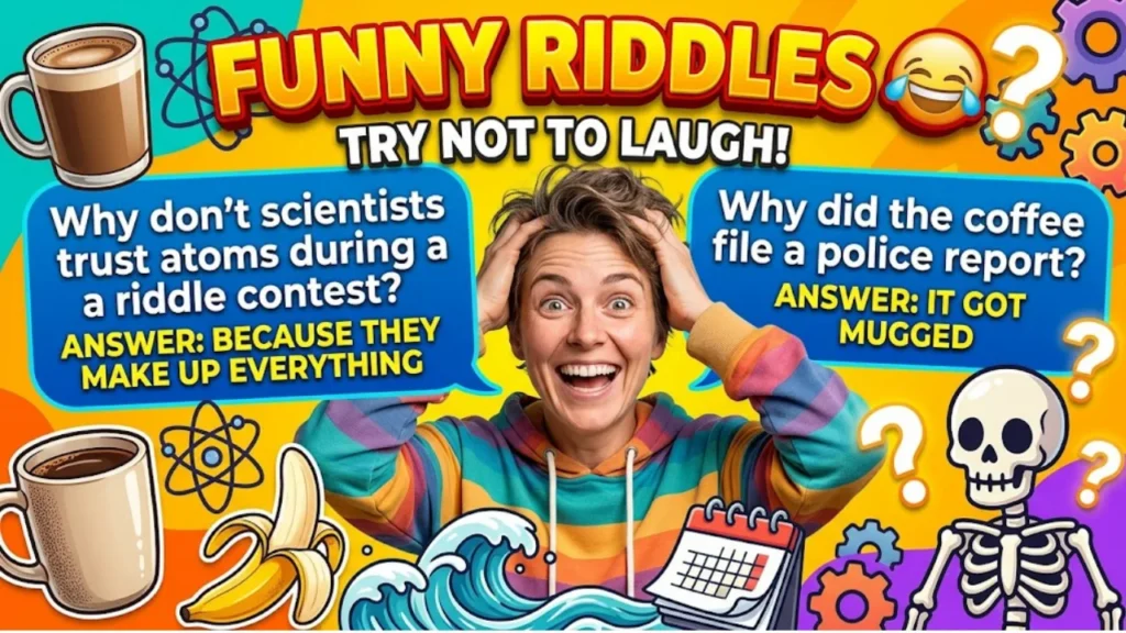 60 Funny and Witty Riddles for Adults