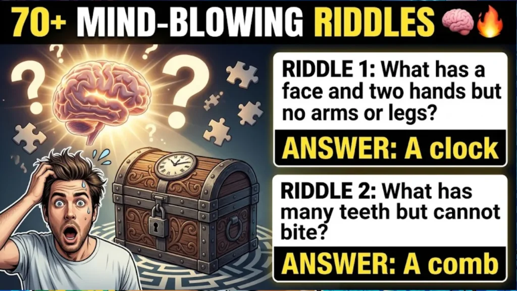 70+ Mind-Blowing Riddles With Answers
