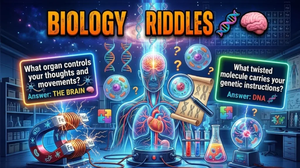 Biology and Human Body Riddles With Answers