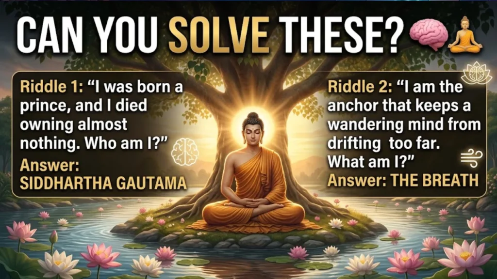 Buddhist Riddles About the Buddha, Meditation and Mindfulness