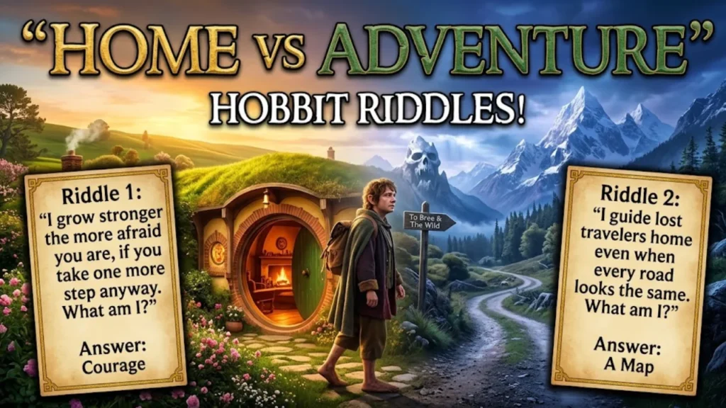Classic Hobbit Riddles From Bilbo and Gollum's Riddle Game