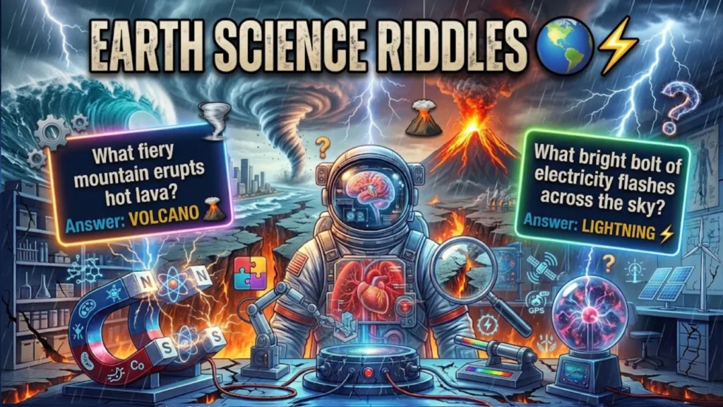 Earth, Weather, and Technology Riddles With Answers