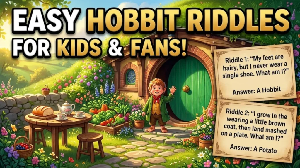 Easy Hobbit Riddles for Kids and New Fans
