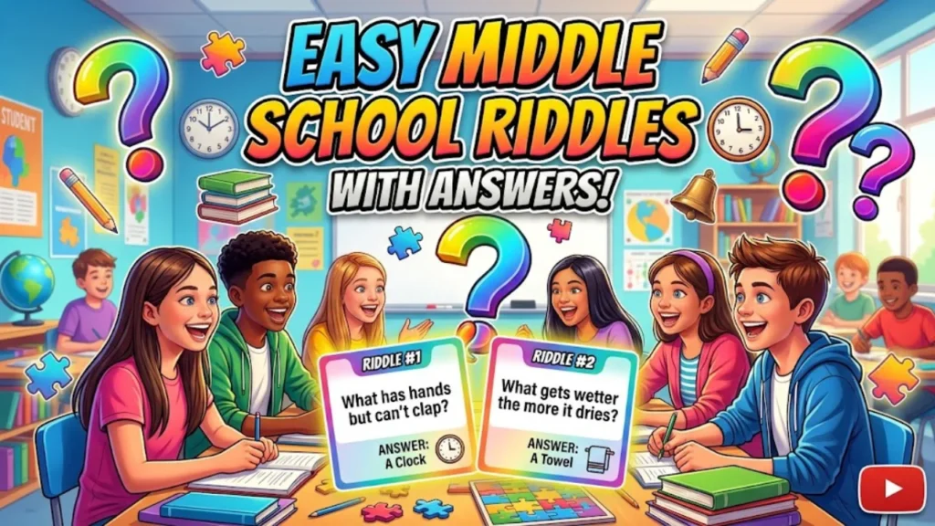 Easy Middle School Riddles With Answers