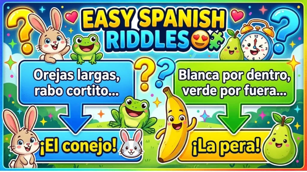Easy Riddles in Spanish With Answers for Beginners and Kids