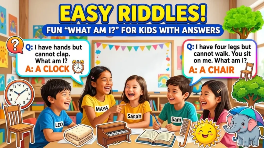 Easy "What Am I?" Riddles for Kids With Answers