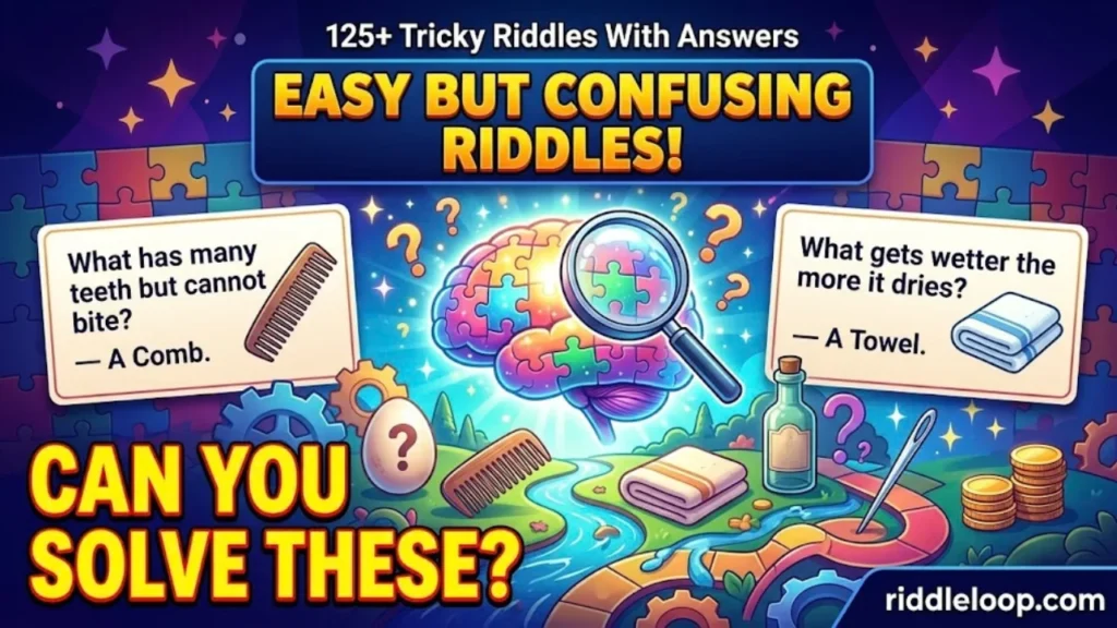 Easy but Confusing Riddles