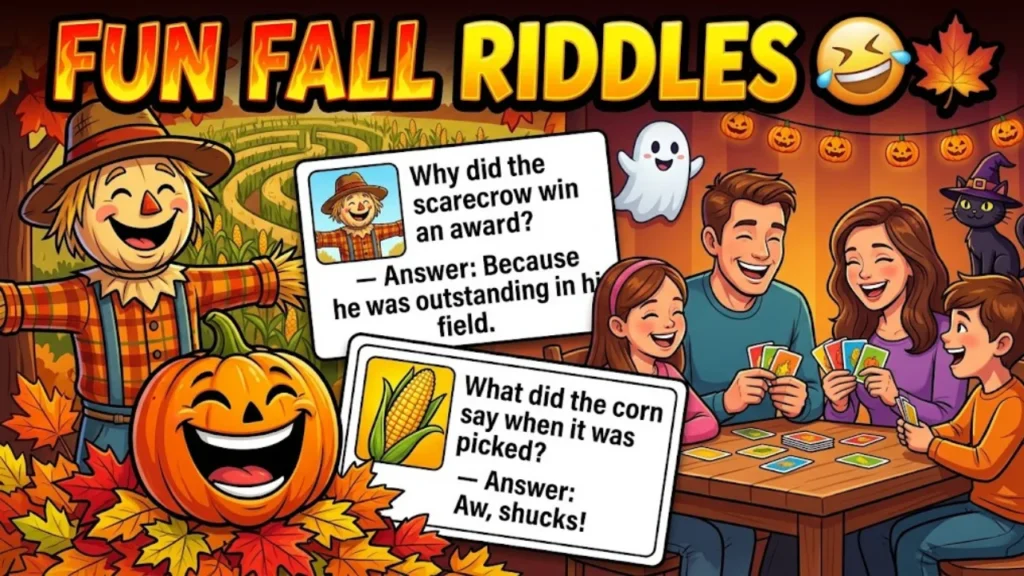 Fun Fall Riddles With Answers For The Whole Family