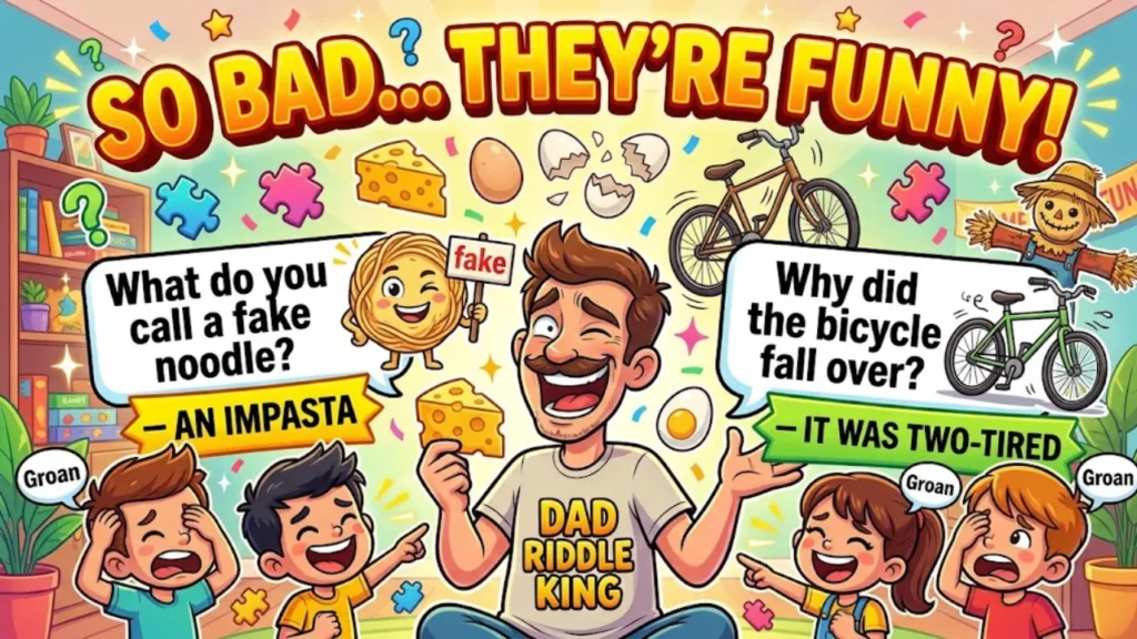 Funny Dad Riddles That Are So Bad They're Good
