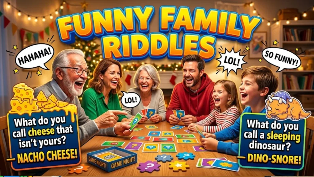 Funny Family Riddles for Game Night