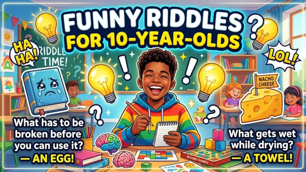 Funny Riddles for 10-Year-Olds That Guarantee Giggles