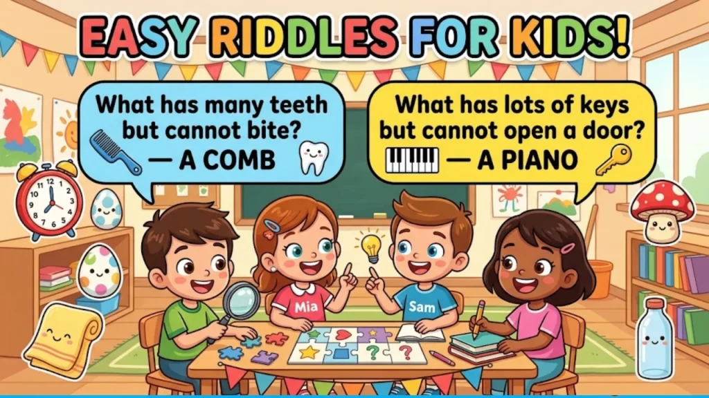 Funny & Silly Kid-Friendly Riddles