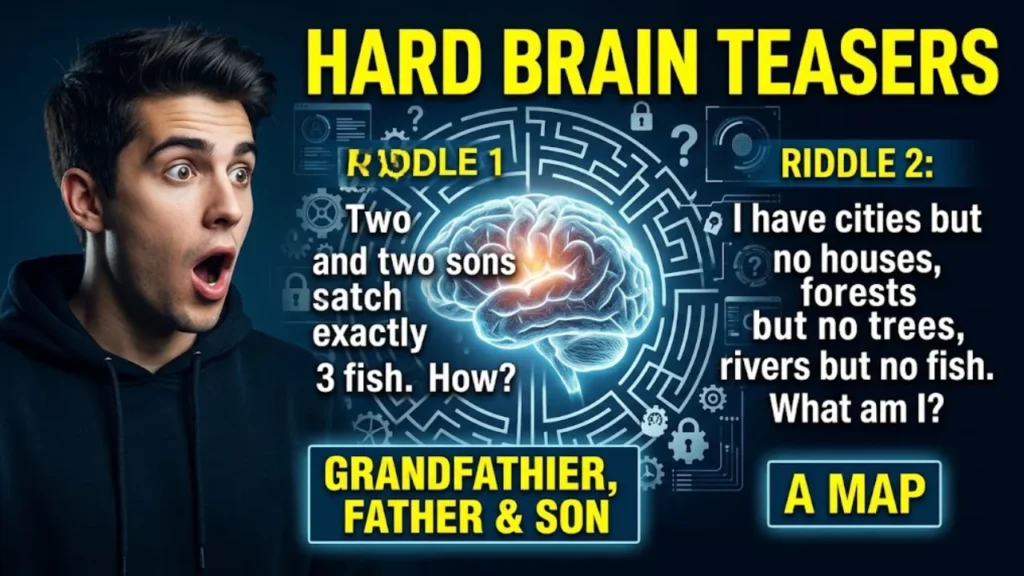 Hard Brain Teaser Riddles That'll Stump Your Logic