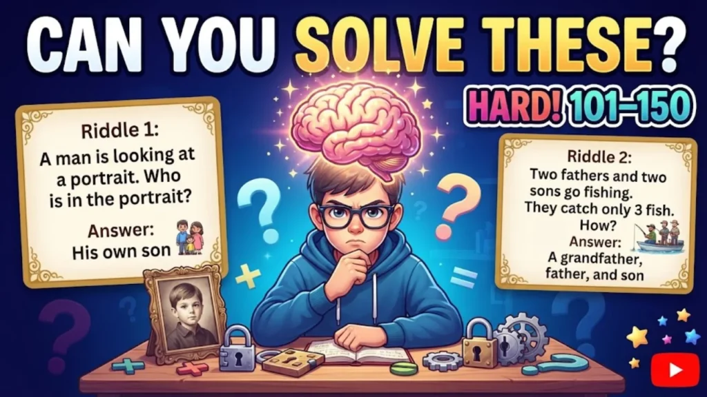 Hard Brain-Teaser Riddles for 5th Graders (101–150)