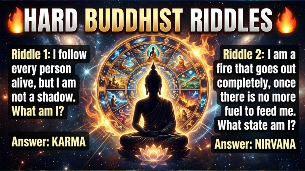 Hard Buddhist Riddles About Karma, Rebirth and Enlightenment
