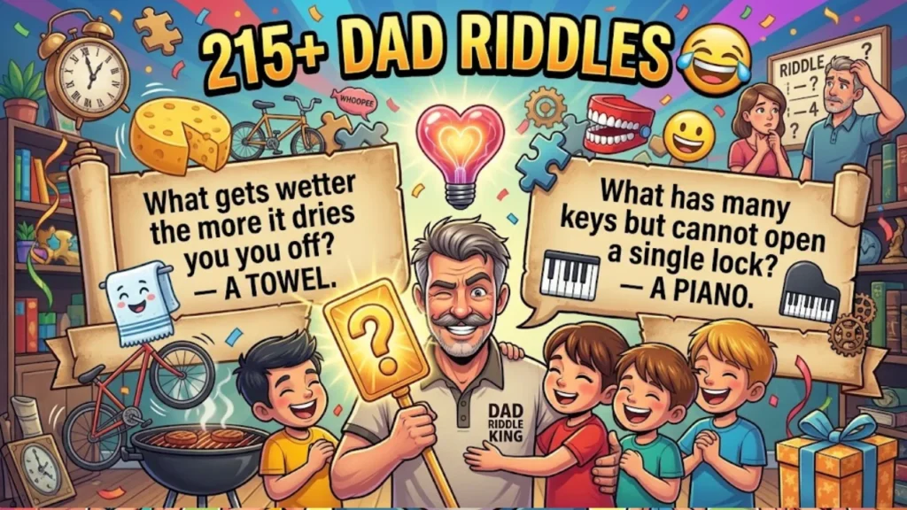 Hard Dad Riddles for Adults