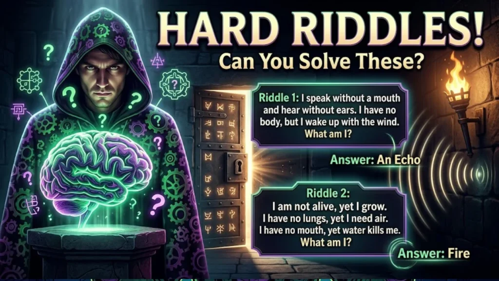 Hard Riddler Riddles With Answers