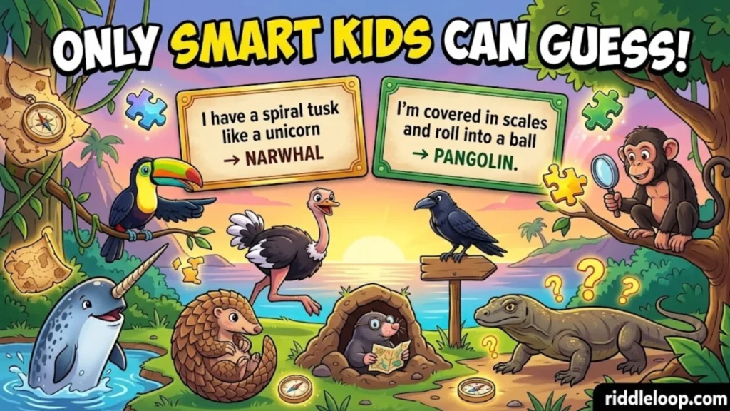 Hard & Tricky Animal Riddles for Kids With Answers