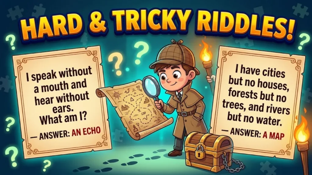 Hard, Tricky & Mystery Riddles for Kids