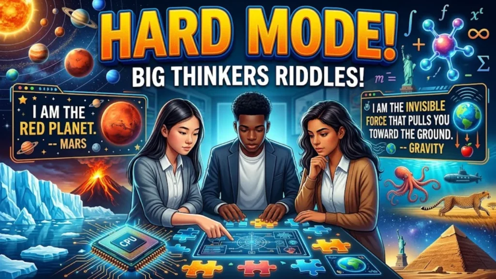 Hard "What Am I?" Riddles for Kids With Answers for Big Thinkers