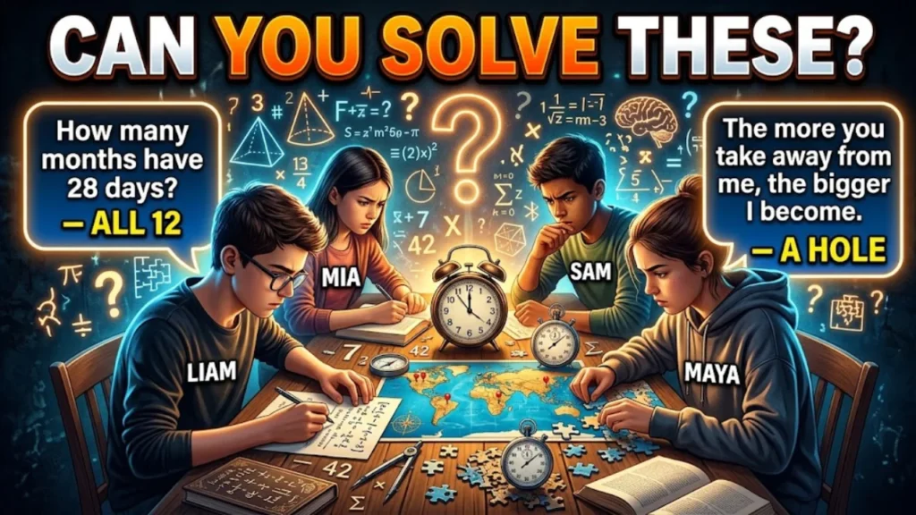 Math & Number Riddles for Kids