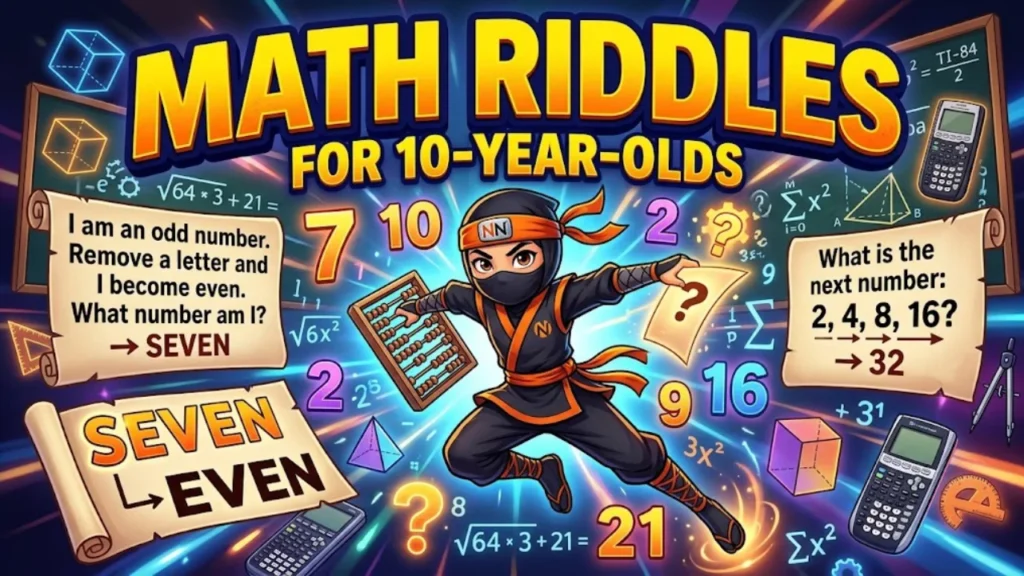 Math Riddles for 10-Year-Olds (Number Ninja Challenge)