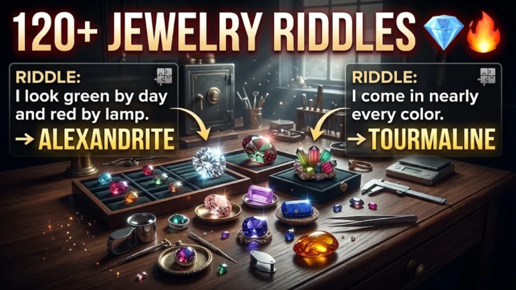 Medium Jewelry Riddles for Adults and Teens