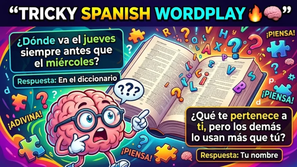 Medium Spanish Riddles With Answers and Wordplay