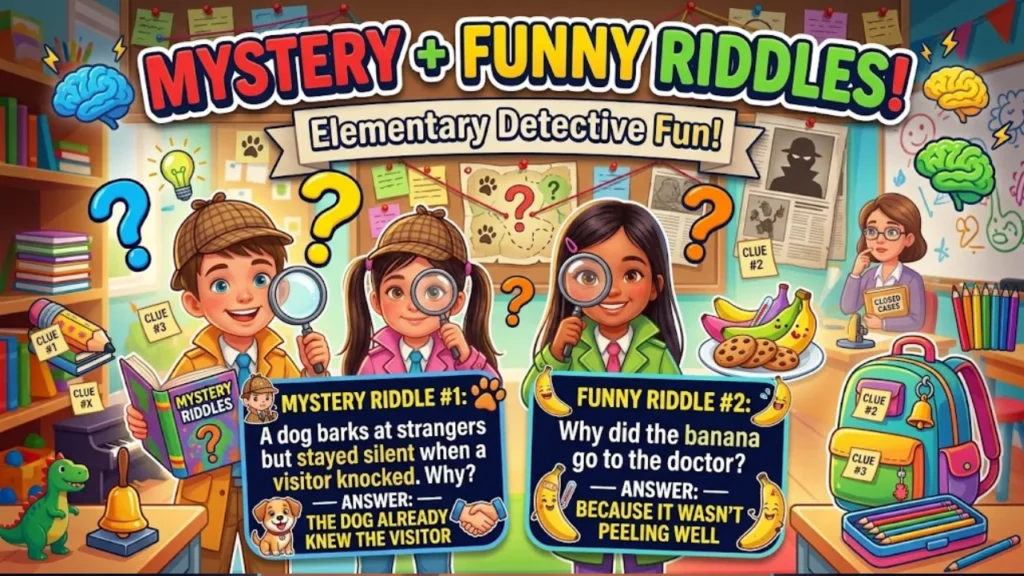 Why Riddles for Elementary Students Are Great Brain Boosters