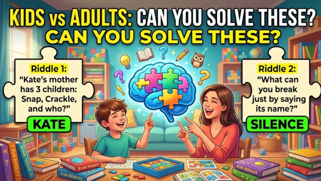 Riddles for Kids and Adults to Solve Together