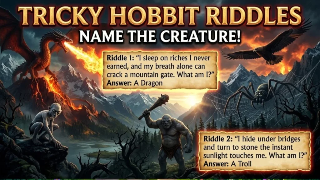 Tricky Hobbit Riddles About Middle-earth Creatures