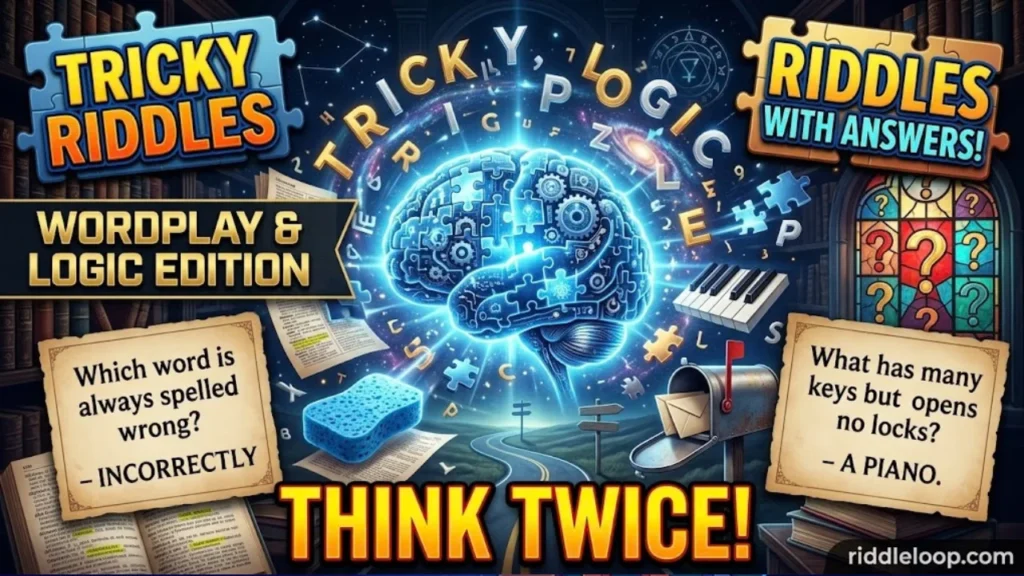 Tricky Riddles With Answers (Wordplay & Logic Edition)