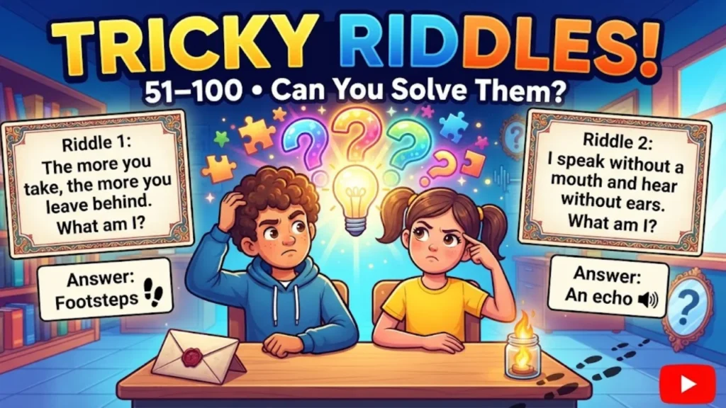 Tricky Riddles for 5th Graders (51–100)