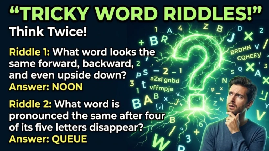 Tricky Word and Number Riddler Riddles With Answers