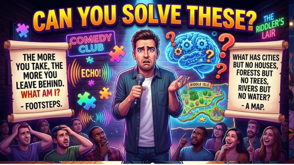 Why Riddles Comedy Club Jokes Are So Popular Right Now
