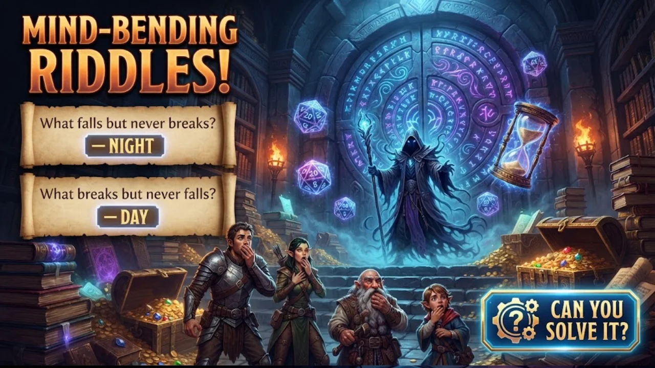 360+ D&D Riddles With Answers: Epic, Tricky & Mind-Bending Puzzles for Your Next Adventure