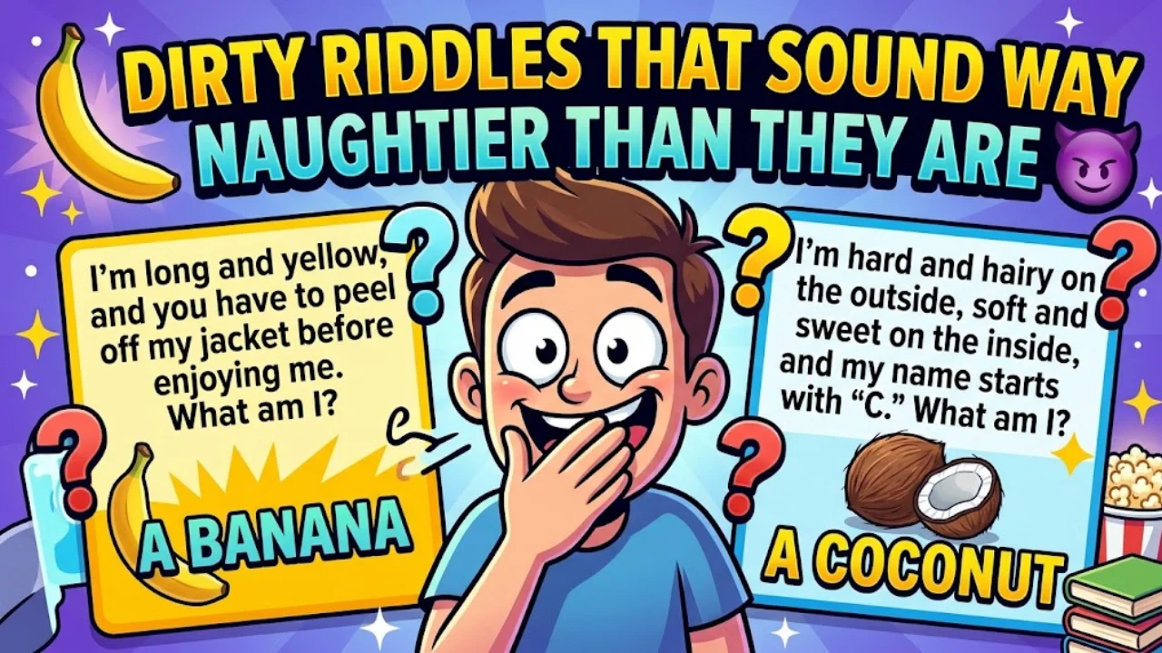 125+ Dirty Riddles With Answers That Are Hilariously Naughty, Clever & Seriously Twisted 😈🔥