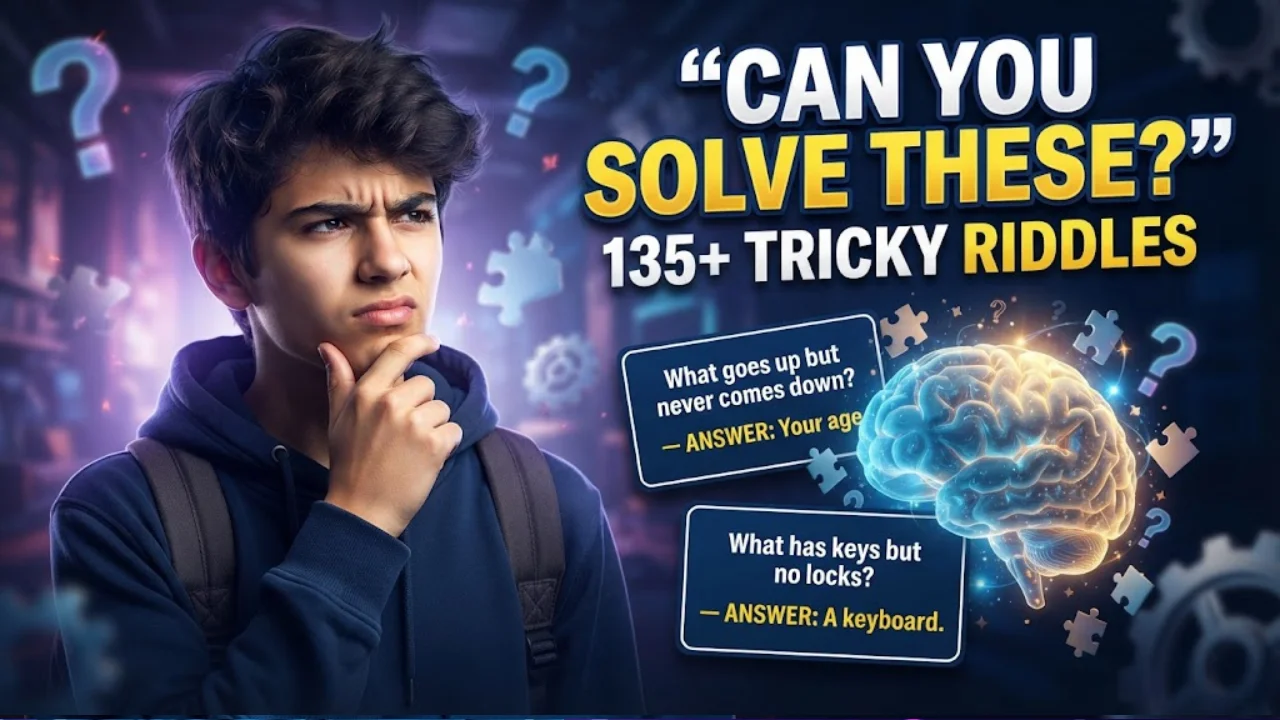 Epic Riddles for Teens With Answers