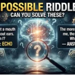160+ Impossible Riddles With Answers: Mind-Blowing Puzzles Only Geniuses Can Solve 🧠💥 160+ Impossible Riddles With Answers: Mind-Blowing Puzzles Only Geniuses Can Solve 🧠💥