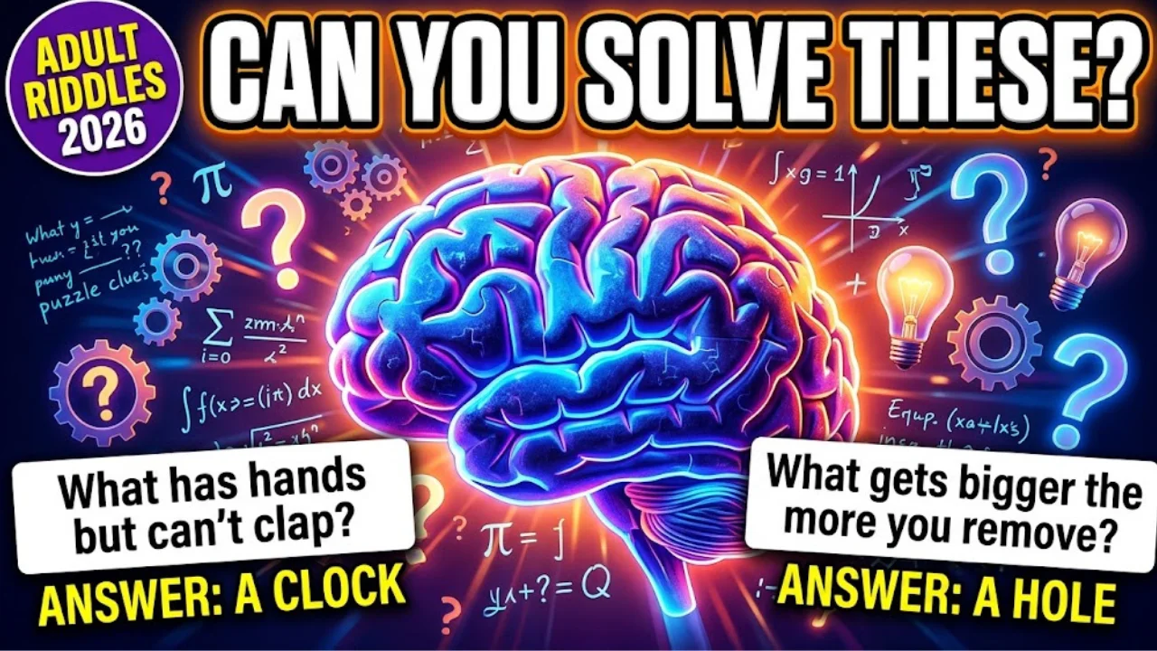 125+ Riddles for Adults With Answers That Will Challenge Your Brain & Blow Your Mind in 2026 🧠🔥