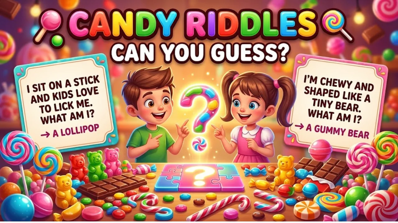 190+ Sweet Candy Riddles With Answers That Will Challenge Your Brain & Satisfy Your Sweet Tooth 🍭🧠