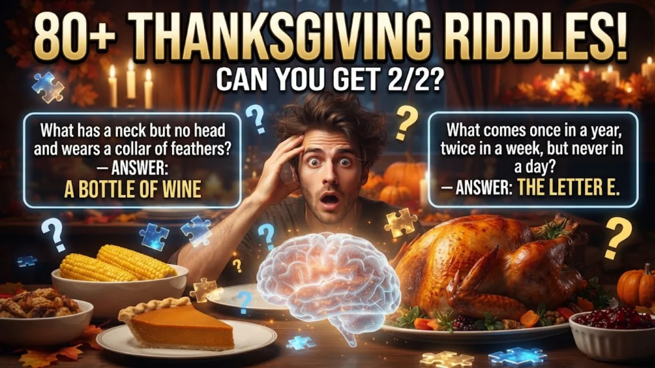 80+ Fun, Clever & Mind-Blowing Puzzles to Spice Up Your Holiday 🦃🧠🔥