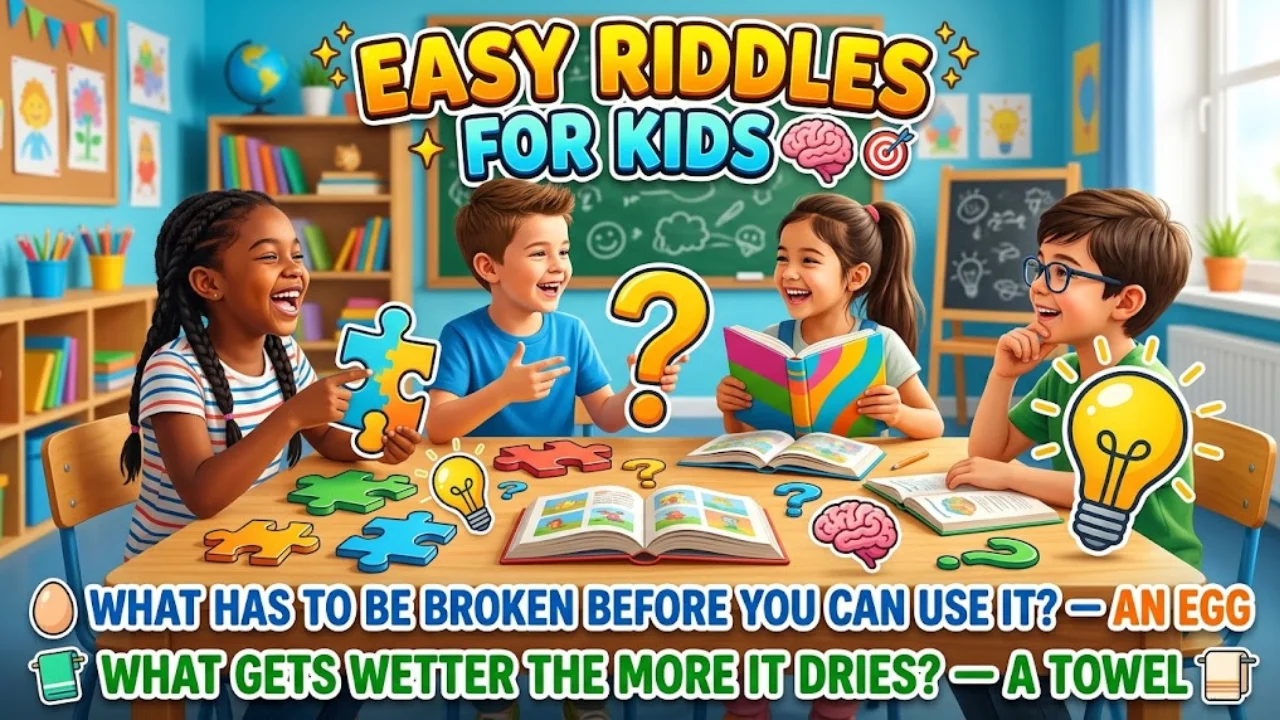 165+ Amazing Easy Riddles for Kids With Answers That Make Learning Fun & Challenge Young Minds in 2026 🧠🎯